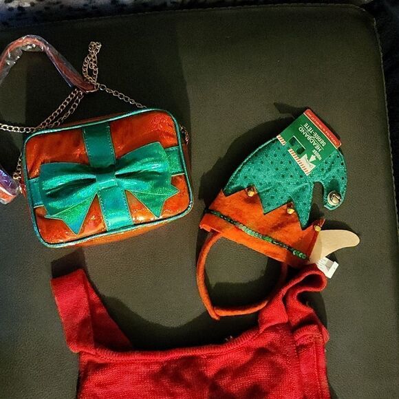 Xmas Romper/ Crossbody/ Headband - Picture 5 of 6